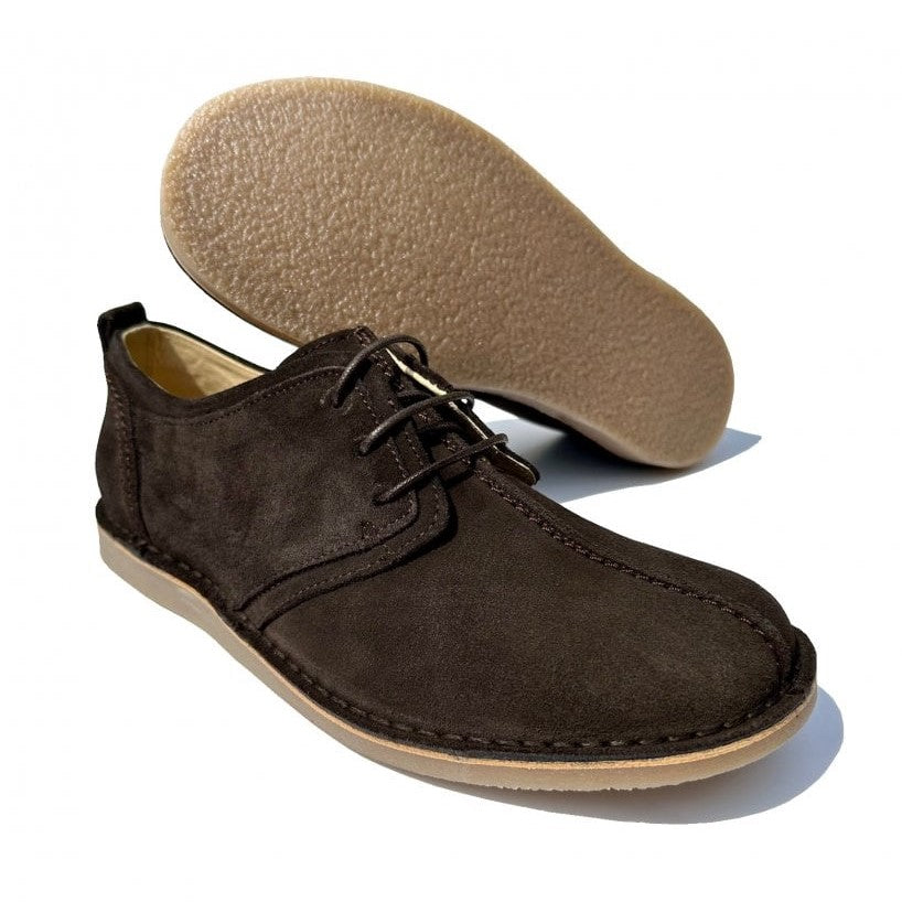 Delicious Junction Suede Trekker Shoe Chocolate