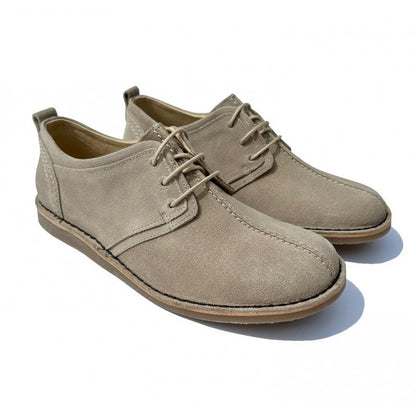 Delicious Junction Suede Trekker Shoe Beige