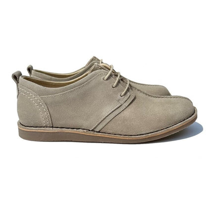 Delicious Junction Suede Trekker Shoe Beige