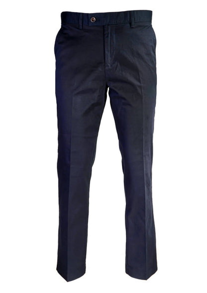 Farah Stretch Cotton Chino Trousers Navy