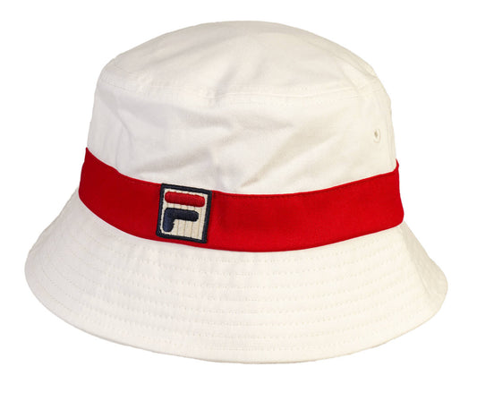 Fila Bucket Hat Off White / Red