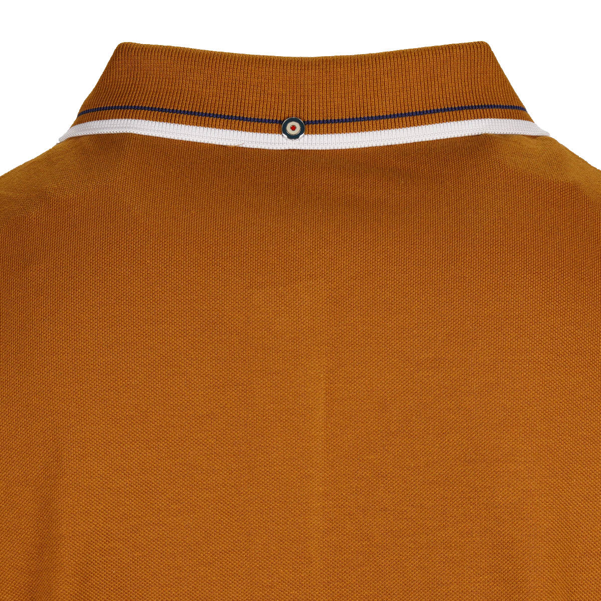 Ben Sherman Twin Tipped Pique Polo Shirt Caramel