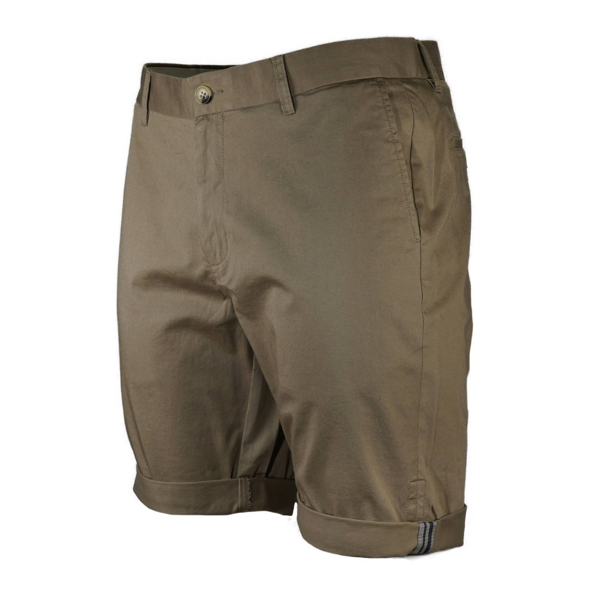 Ben Sherman Cotton Stretch Classic Chino Shorts Stone