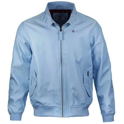 Lambretta Shower Resistant Harrington Jacket Powder Blue