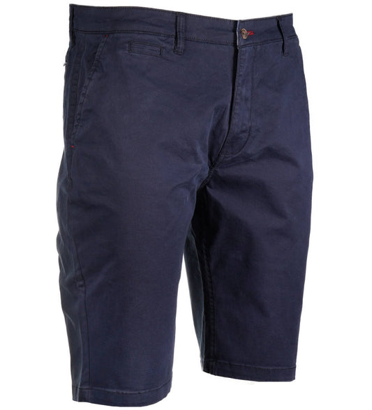 Mish Mash Cotton Stretch Twill Chino Shorts Navy