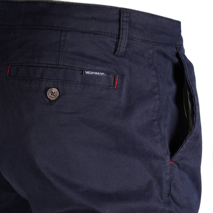 Mish Mash Cotton Stretch Twill Chino Shorts Navy