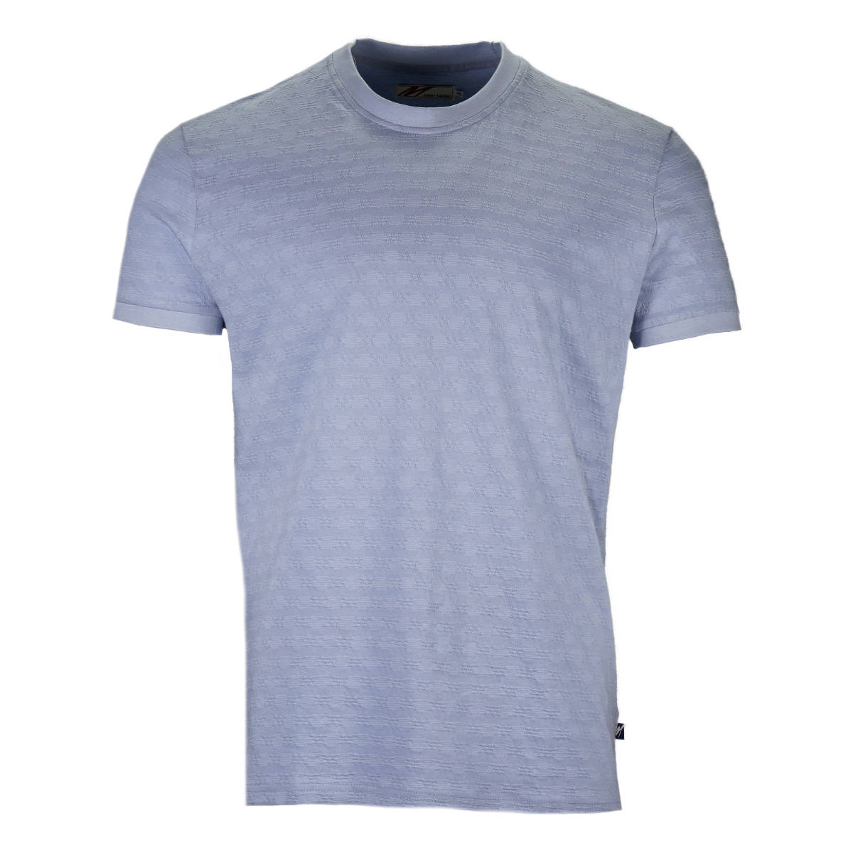 Mish Mash Texture Weave T Shirt Sky Blue