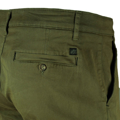 Mish Mash Cotton Stretch Twill Chino Shorts Khaki