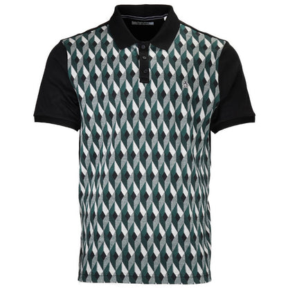 Original Penguin Retro Diamond Jacquard Polo Shirt Green