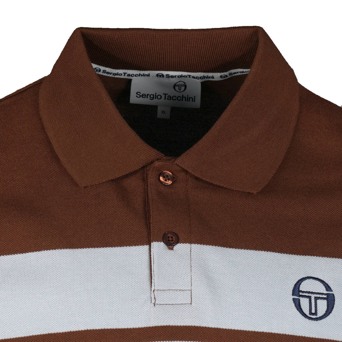 Sergio Tacchini Young Line Polo Chocolate / Sky