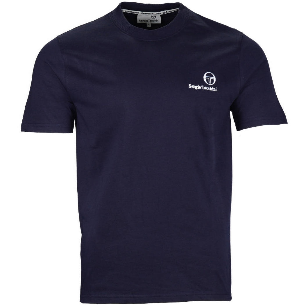 Sergio Tacchini Felton Plain T-Shirt Navy Blue