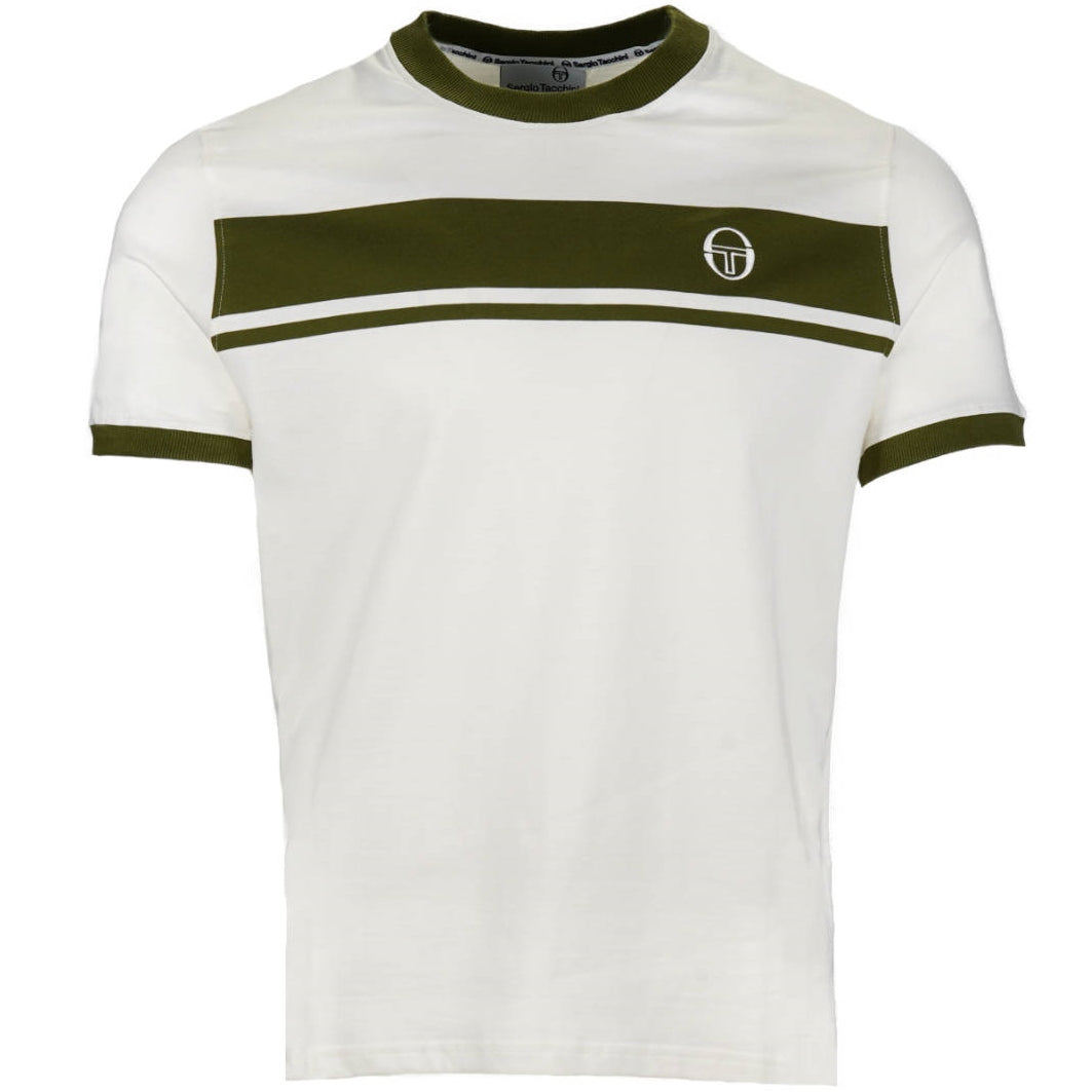 Sergio Tacchini Master Ringer T-Shirt Off White