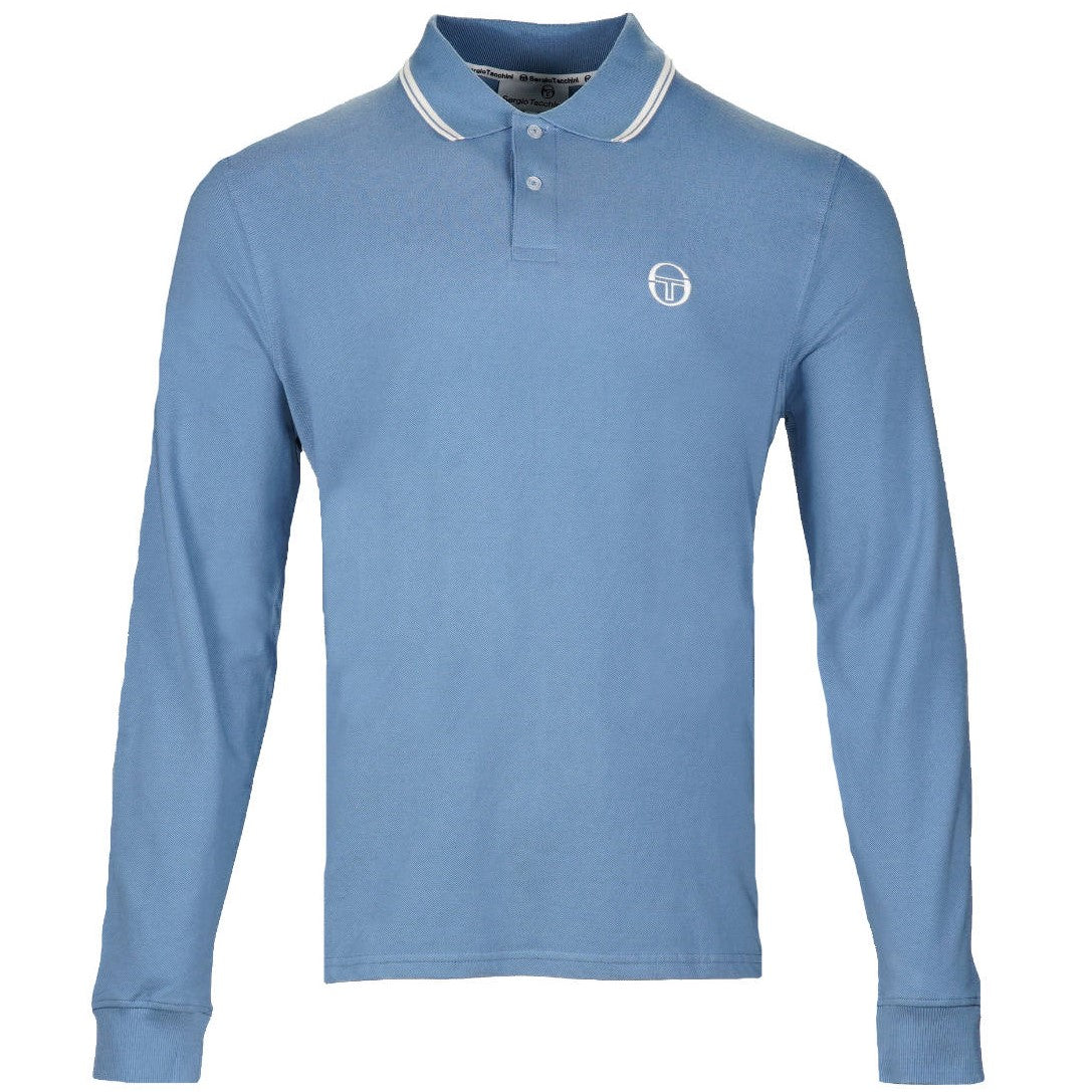 Sergio Tacchini 020 Long Sleeve Polo Blue