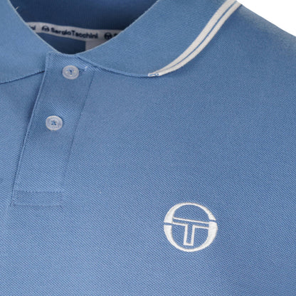 Sergio Tacchini 020 Long Sleeve Polo Blue