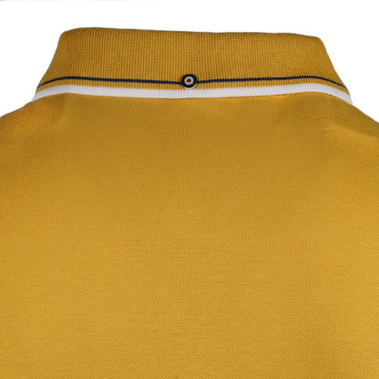 Ben Sherman Twin Tipped Pique Polo Shirt Sunflower