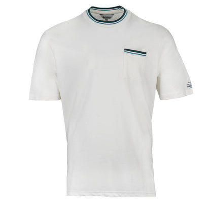 Ben Sherman Tipped Pique Pocket T-Shirt White