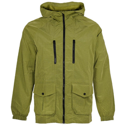 Terrace Cult Tessio Ripstop Hooded Jacket Acid Green