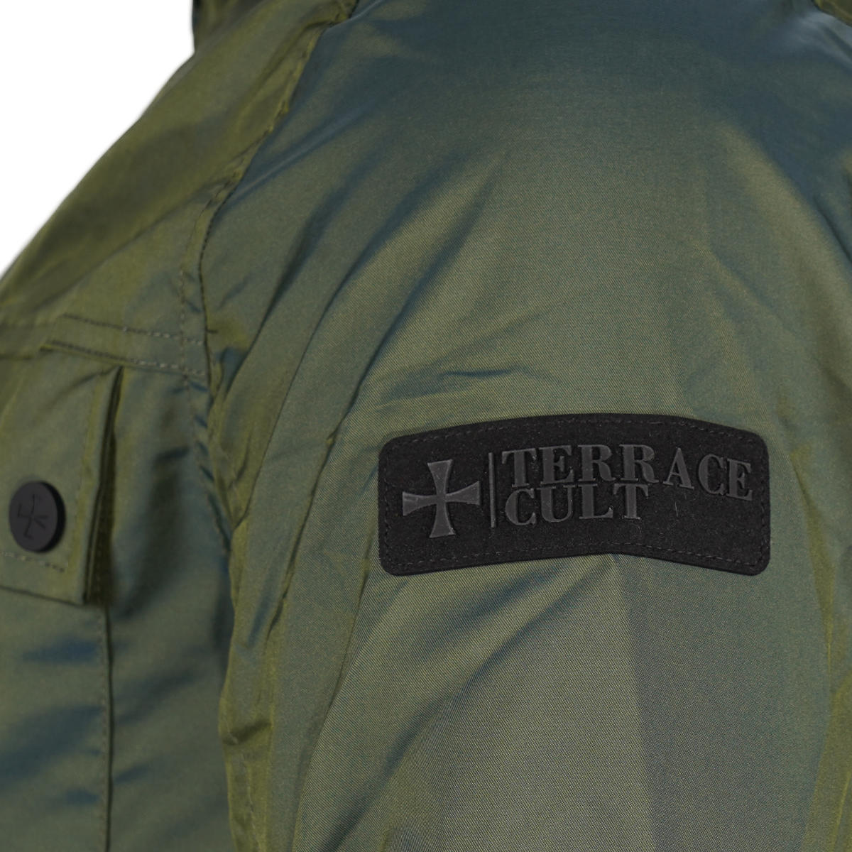 Terrace Cult Malamore Tonic Green Hooded Jacket