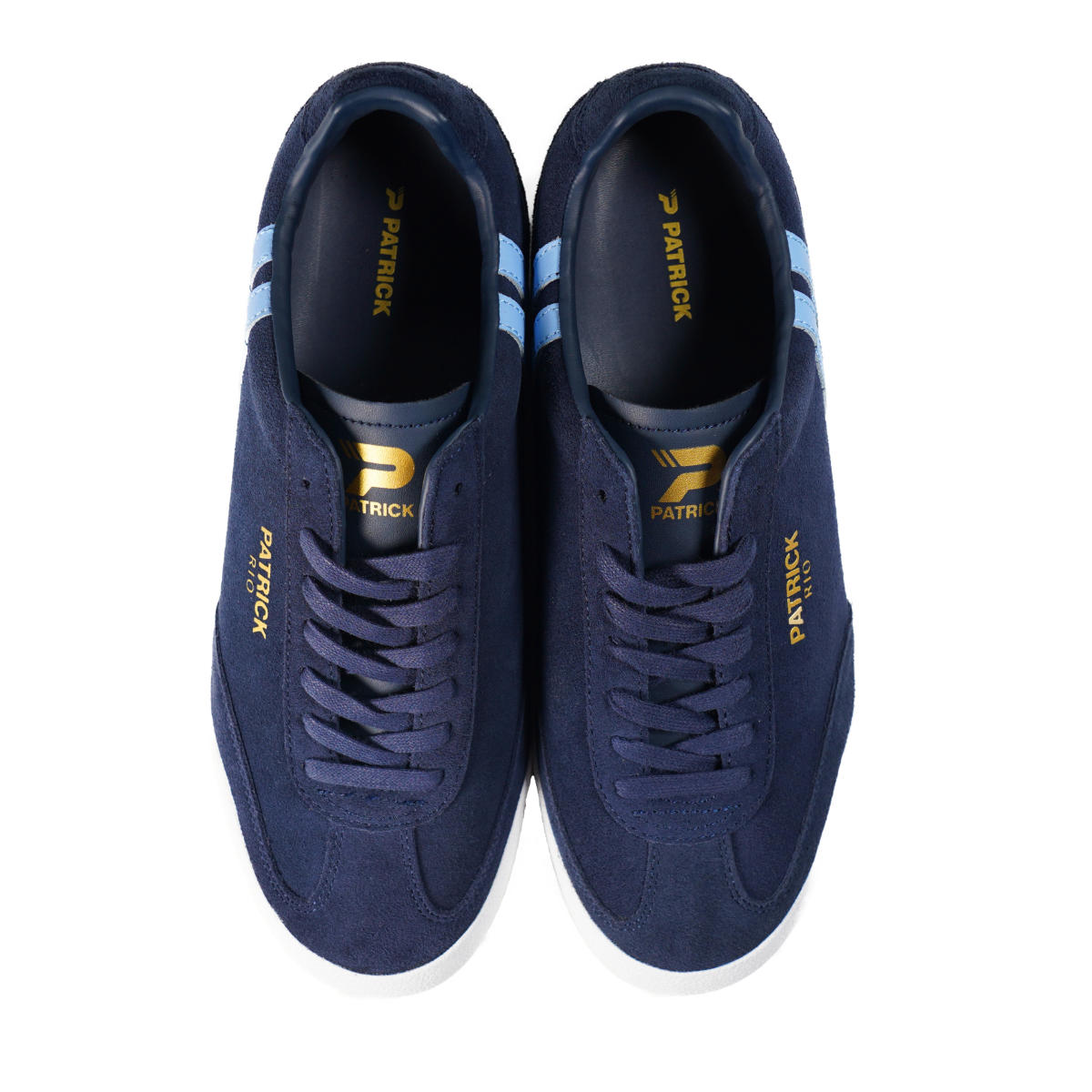 Patrick Rio Suede Trainer Navy / Sky / White