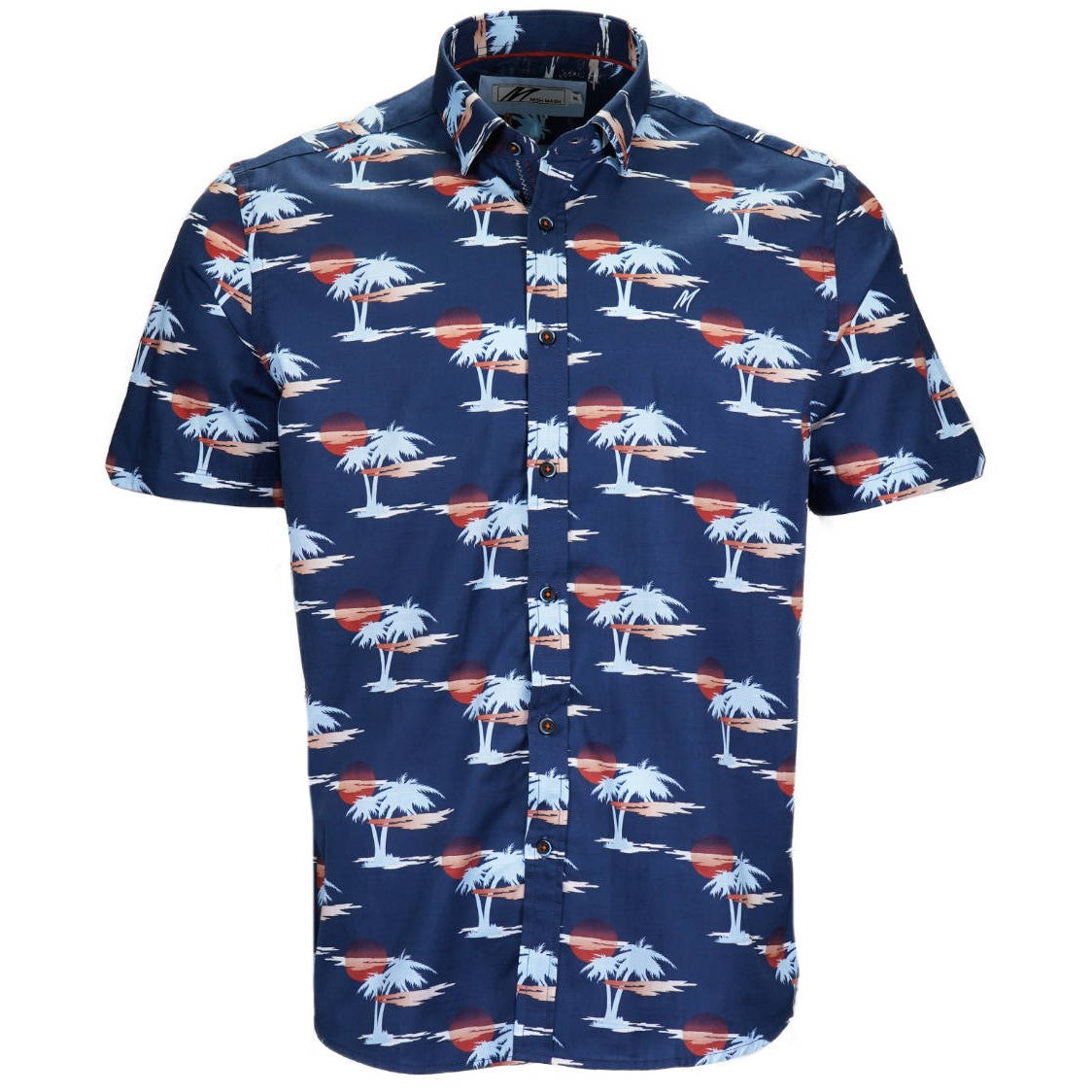 Mish Mash Desert Island Print Shirt Navy