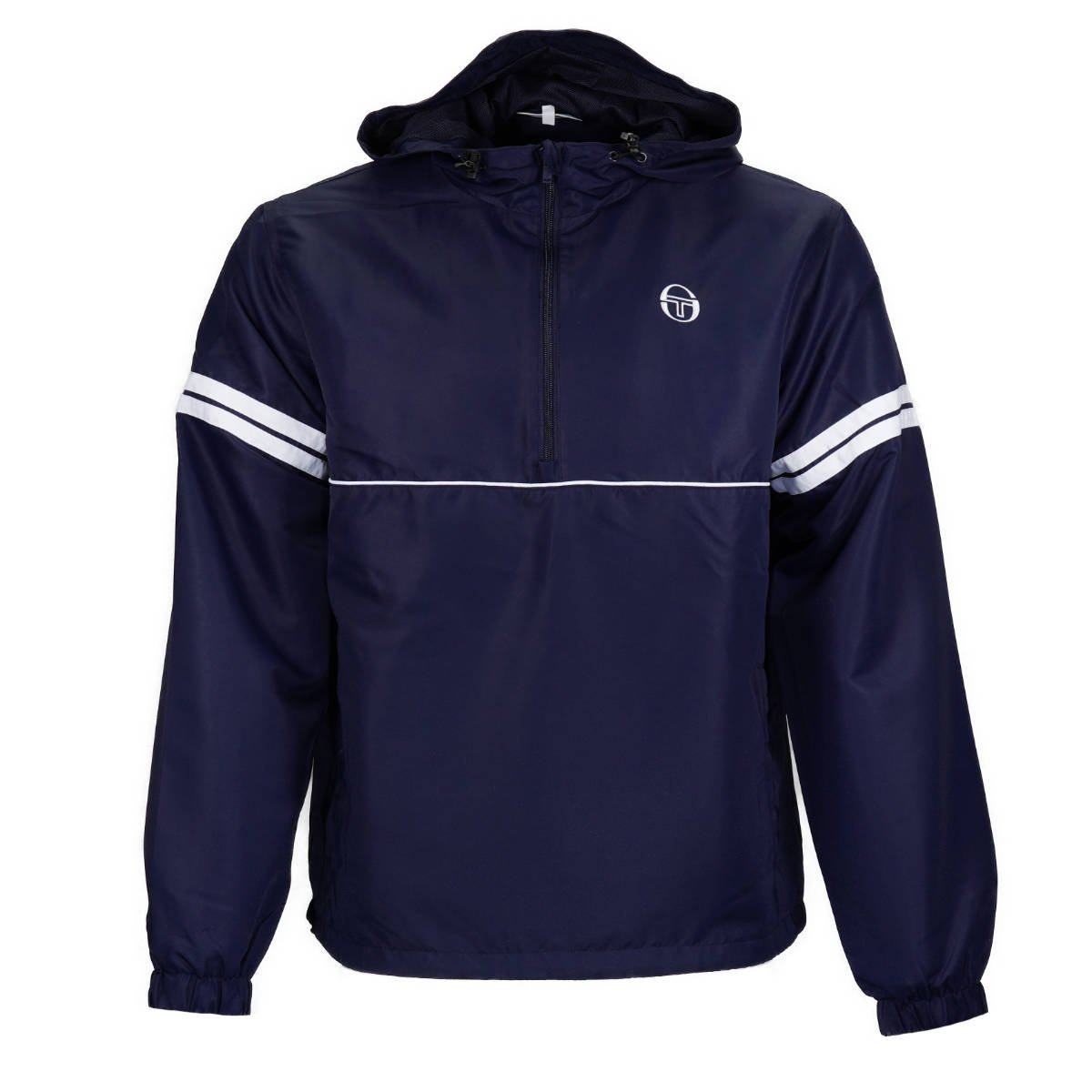 Sergio Tacchini Orion Mesh Lined Overhead Anorak Navy