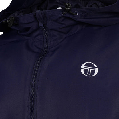 Sergio Tacchini Orion Mesh Lined Overhead Anorak Navy