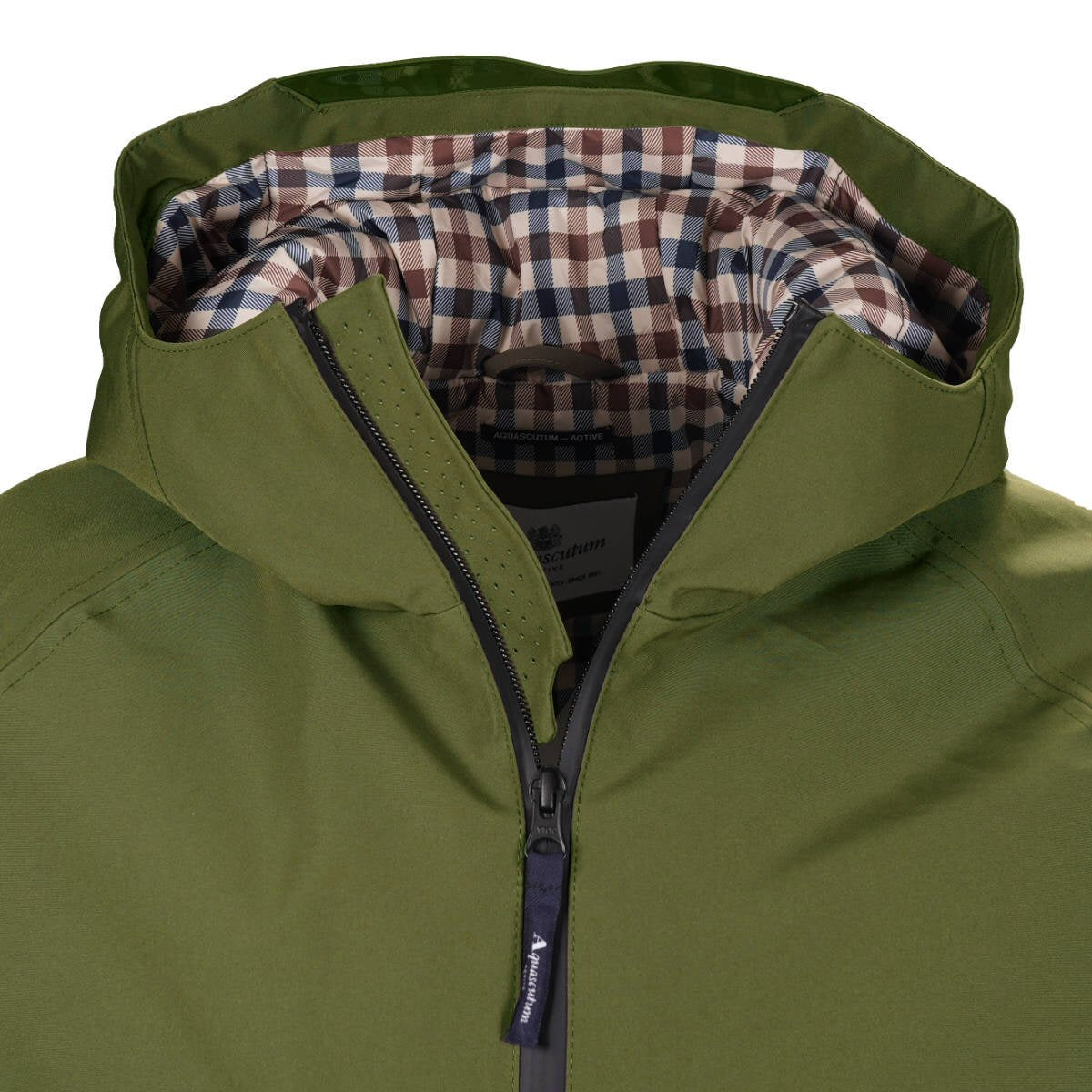 Aquascutum Active All Weather Waterproof Shell Jacket Army