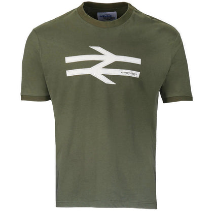 Adaptor Clothing Awaydays Intercity Football T-Shirt Army.