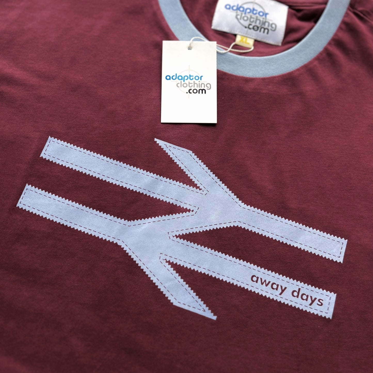 Adaptor Clothing Awaydays Intercity Football T-Shirt Port