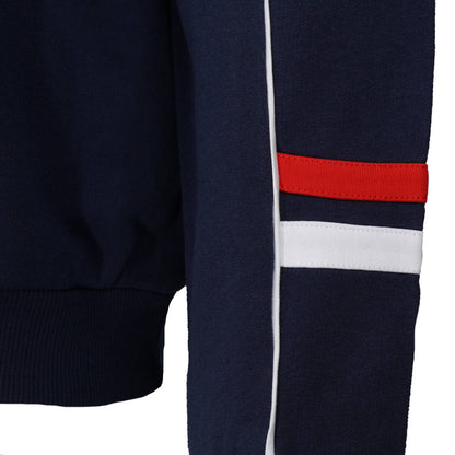 Fila Adam Crew Neck Cut And Sewn Sweatshirt Navy