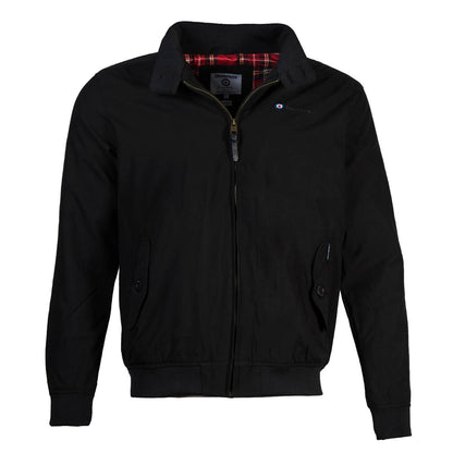 Lambretta Shower Resistant Harrington Jacket Black