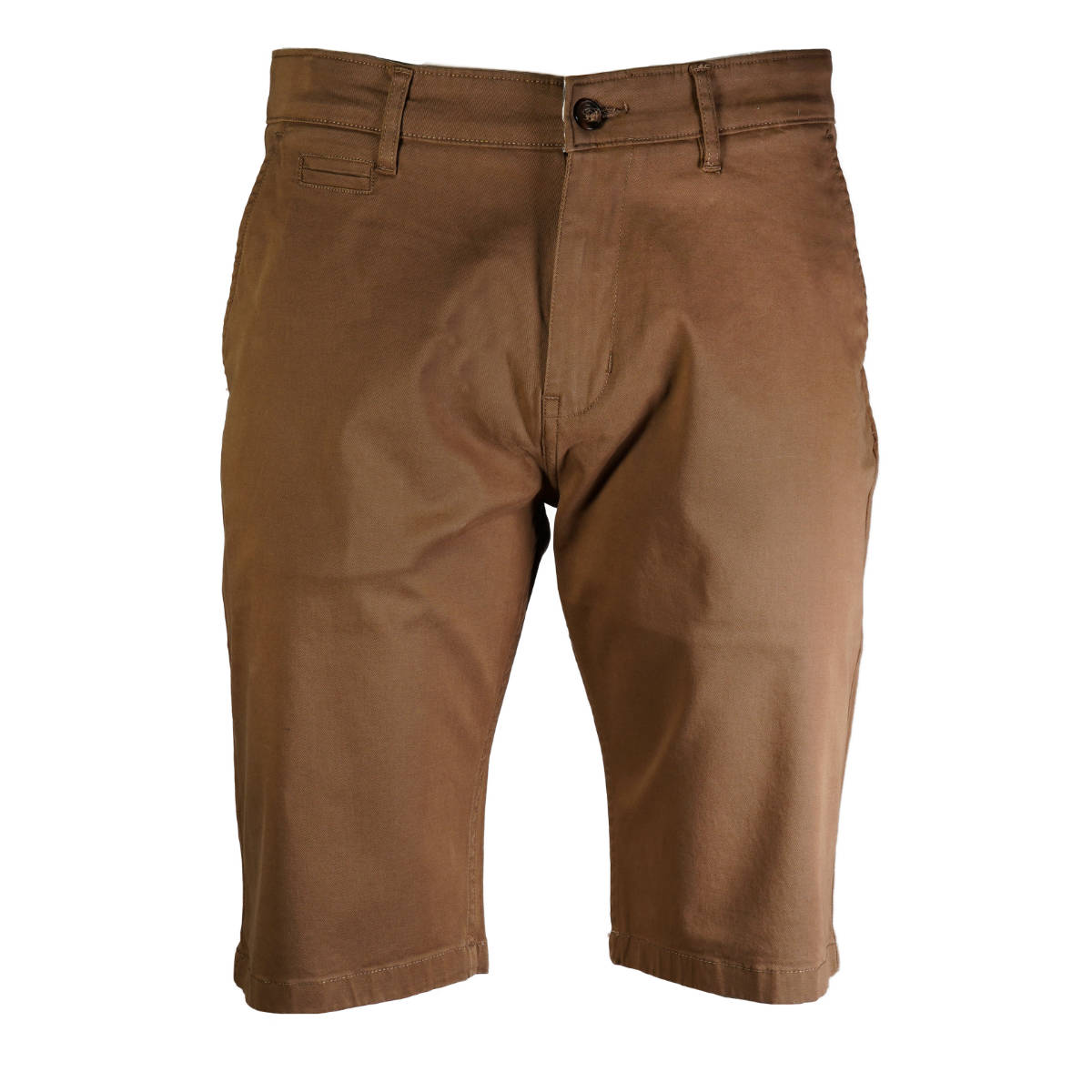 Mish Mash Cotton Stretch Twill Chino Shorts Nutmeg