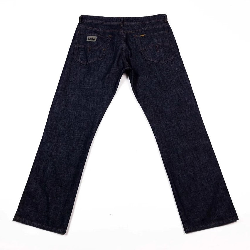 Lois Marvin Fit Button Fly Dark Denim Jeans