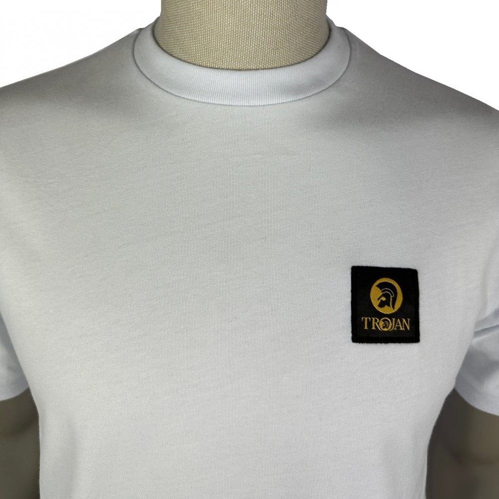 Trojan Records Badged Plain T-Shirt White