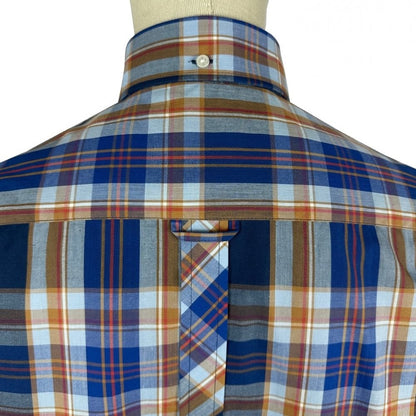 Trojan Records Multi Check Shirt With Pocket Square Powder