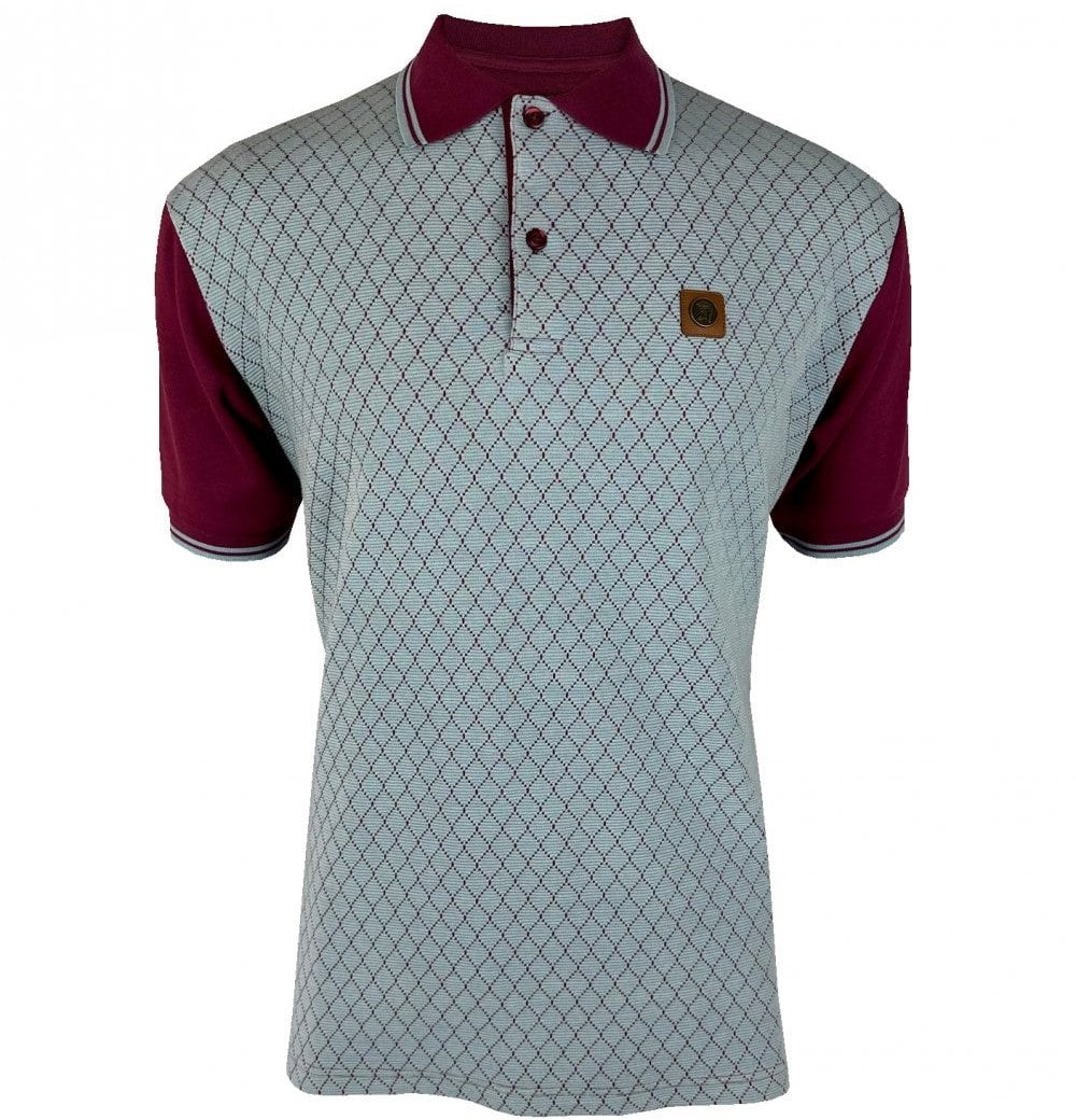 Trojan Records Ottoman Rib Panel Polo Port