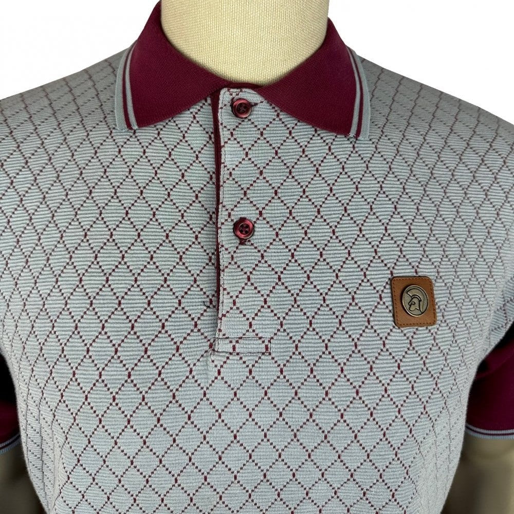 Trojan Records Ottoman Rib Panel Polo Port