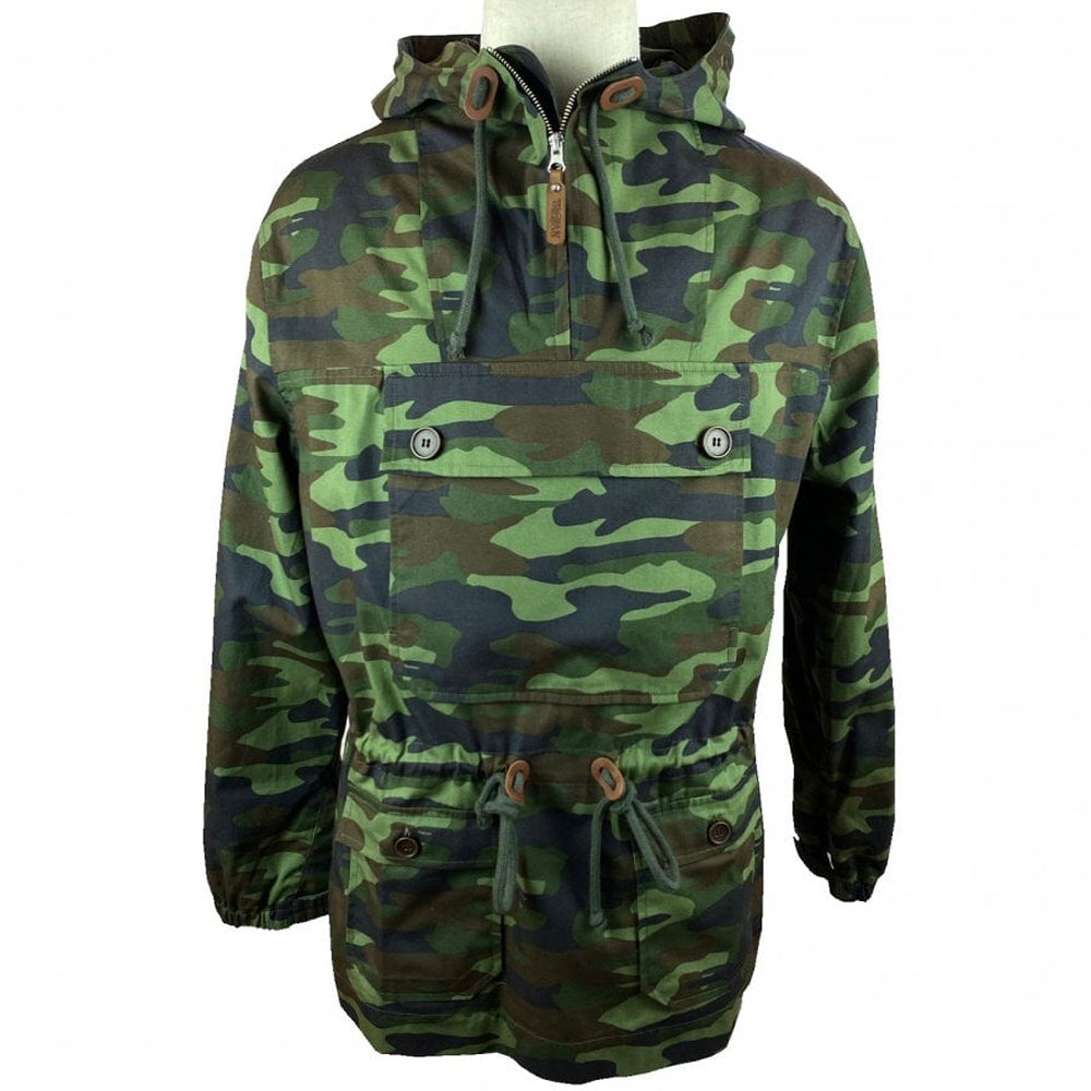 Trojan Overhead Smock / Scooter Jacket Camo Green