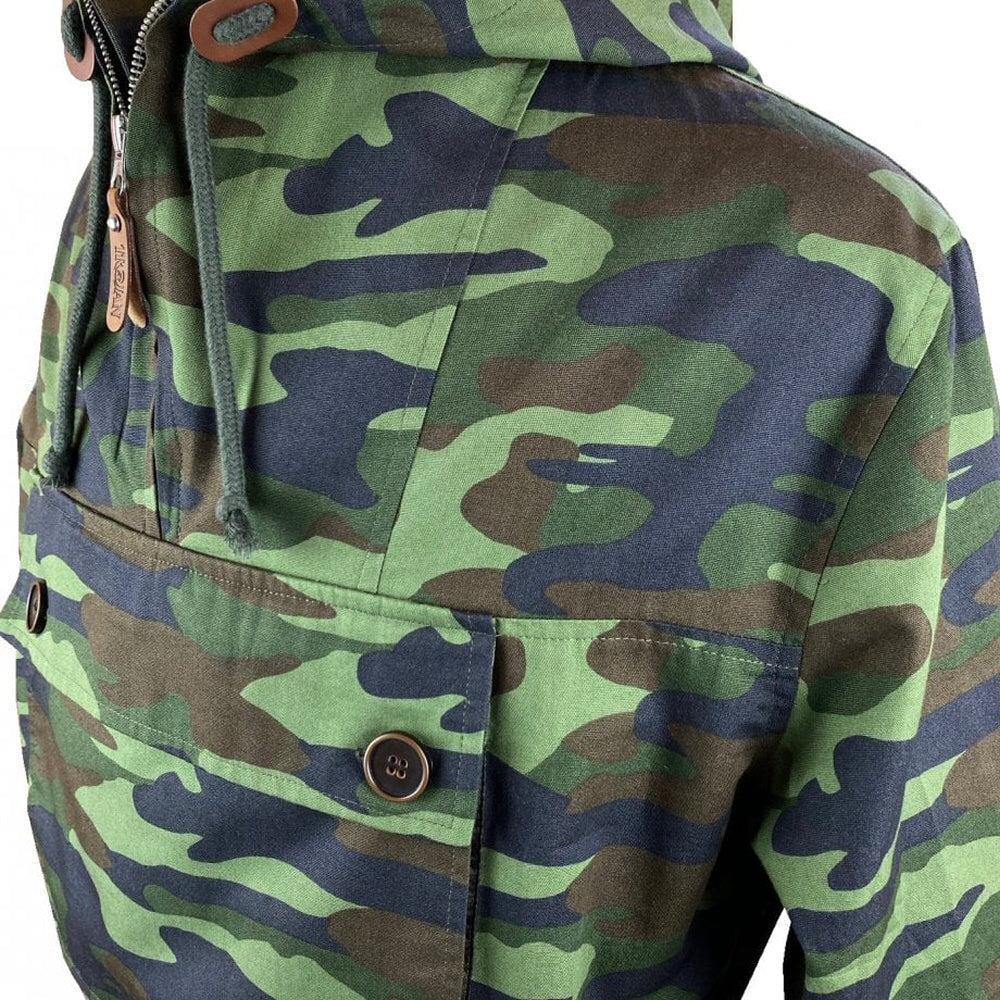 Trojan Overhead Smock / Scooter Jacket Camo Green