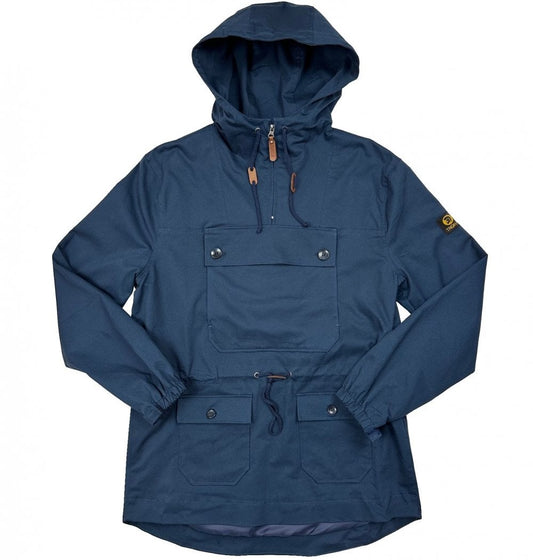 Trojan Peached Cotton Overhead Scooter Smock Navy