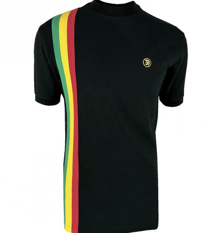 Trojan Records Racing Stripe T-Shirt Black