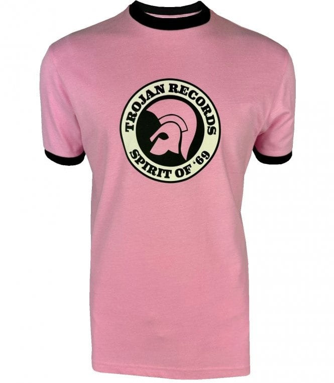 Trojan Records Spirit Of 69 T-Shirt Pink