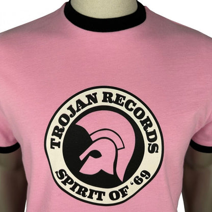 Trojan Records Spirit Of 69 T-Shirt Pink