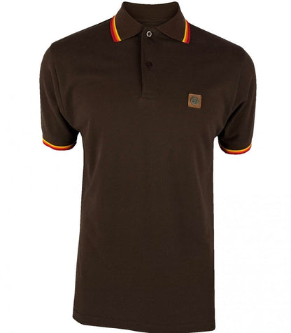 Trojan Records Triple Tipped Polo Chocolate