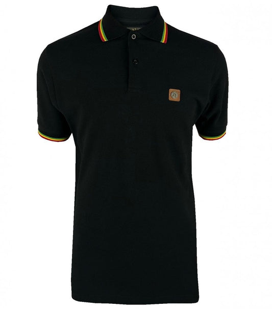 Trojan Records Triple Tipped Polo Black