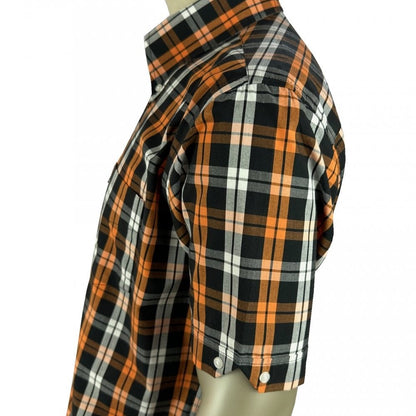 Trojan Records Windowpane Check Shirt With Pocket Square Trojan