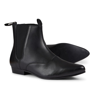 Undercover Ramone Winklepicker Leather Chelsea Boot Black