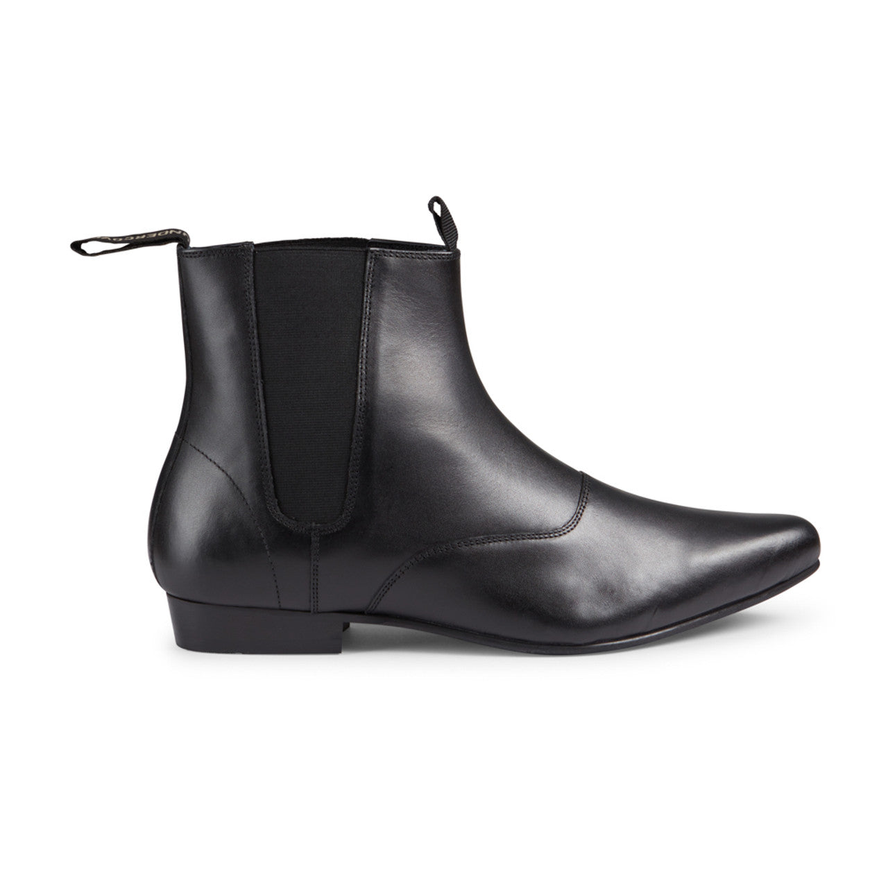 Undercover Ramone Winklepicker Leather Chelsea Boot Black